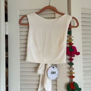 White Crop Top - Princess Polly